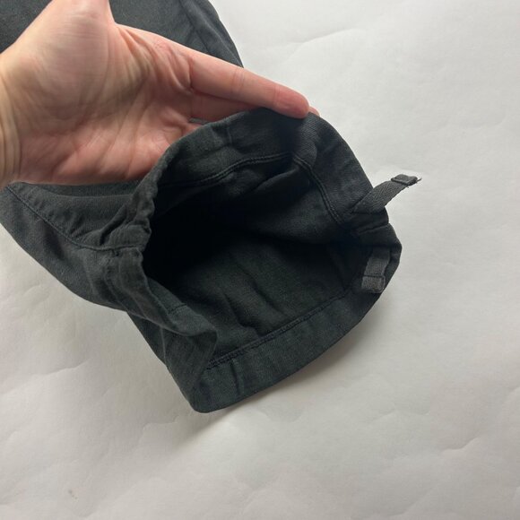 American Eagle Charcoal Linen Blend Relaxed Leg Cargo Pant 0R - Picture 7 of 7